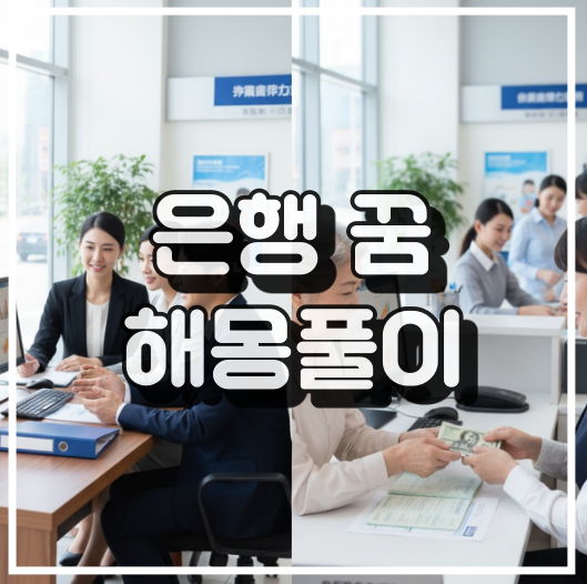 은행 꿈 해몽풀이 썸네일 이미지