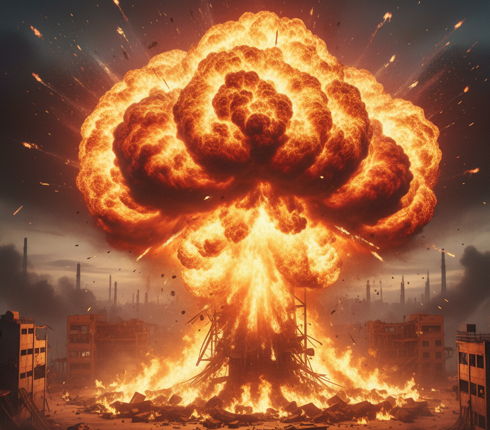 화재로 폭발하는 장면 꿈해몽