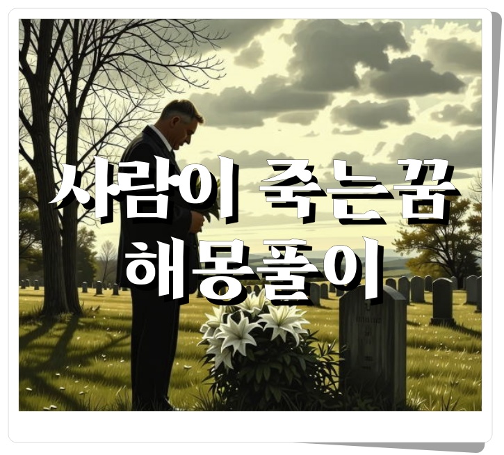 사람이 죽는 꿈 